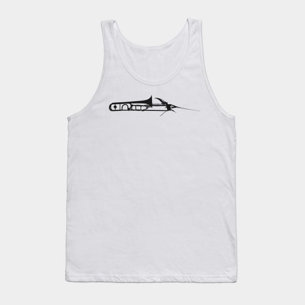 Swordfish Trombone Tank Top by DMBarnham